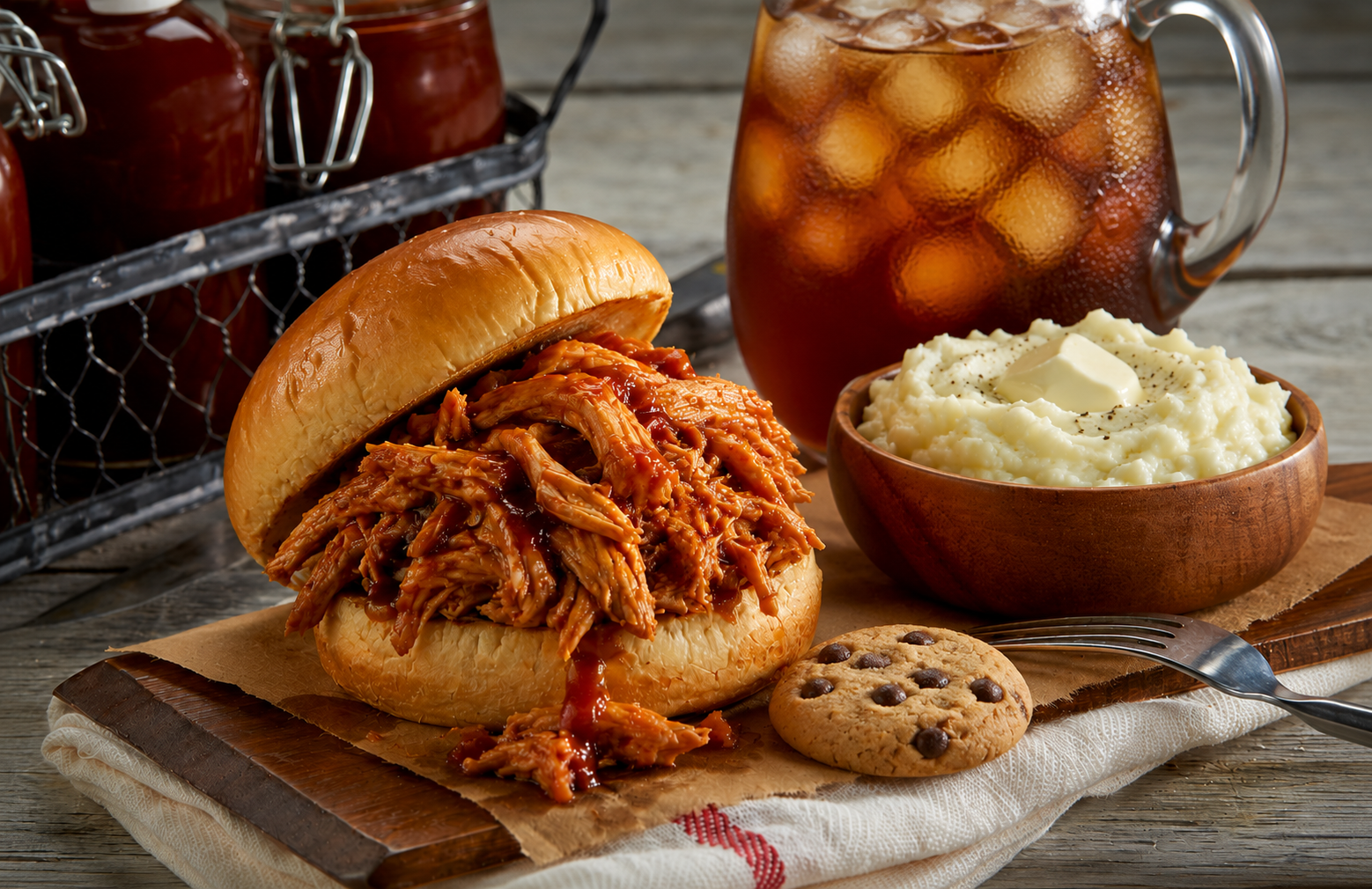 $12 per person Pulled Chicken Picnic Pack